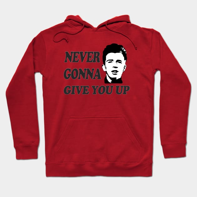 Never Gonna Give You Up Hoodie by djhyman